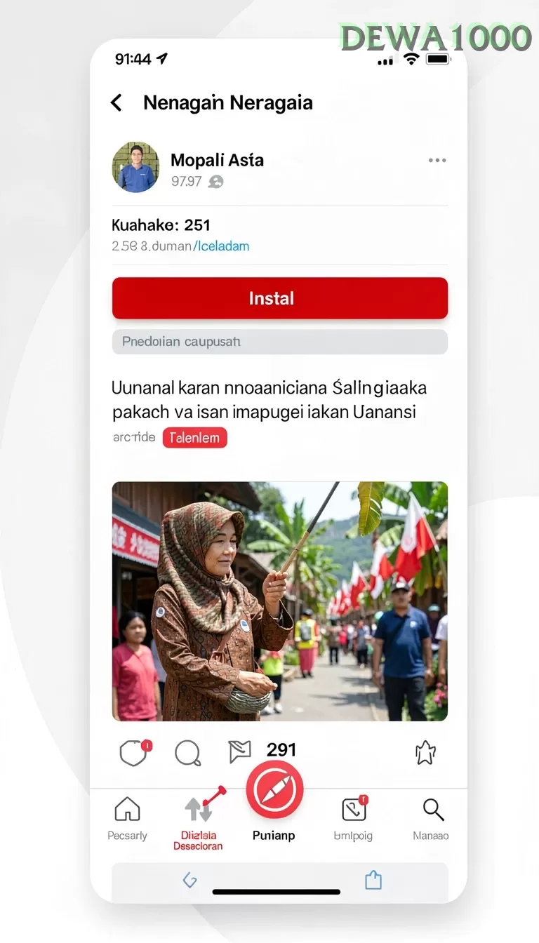 Cuplikan layar IDN777 — pengaturan akun