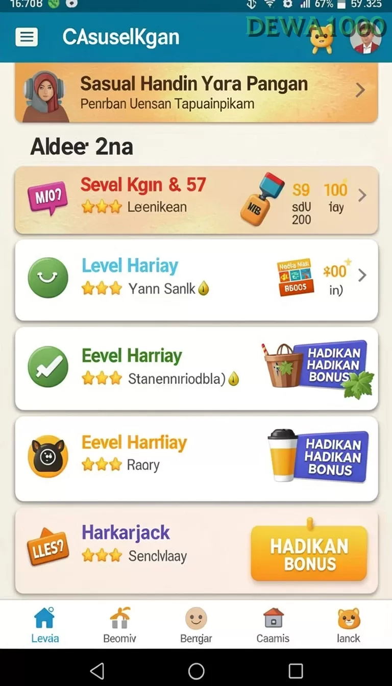 Cuplikan layar VIP805 — pengaturan akun