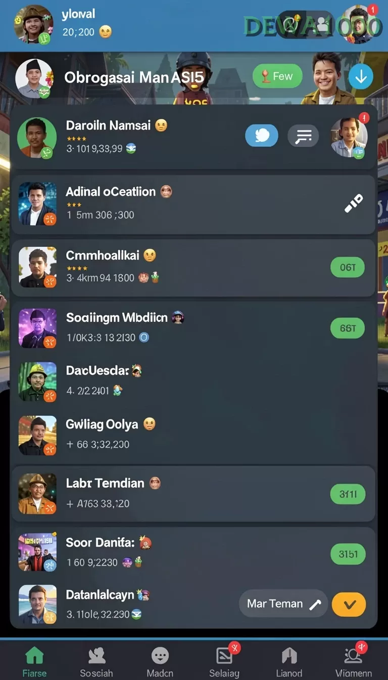 Cuplikan layar DEWA787 — halaman utama